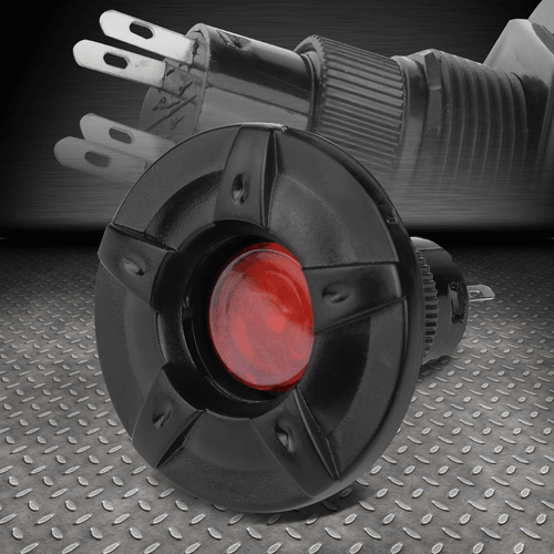 22 ММ ID 20A КРАСНЫЙ СВЕТОДИОД КНОПКА ВКЛЮЧЕНИЯ / ВЫКЛЮЧЕНИЯ ПИТАНИЯ 3-КОНТАКТНЫЙ РАЗЪЕМ 12 В ACC GND