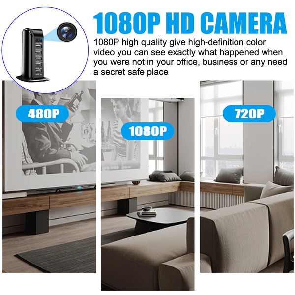 Hidden Wifi Camera Motion Detection Home Security Nanny HD Cam USB Charger Type. - Image 7