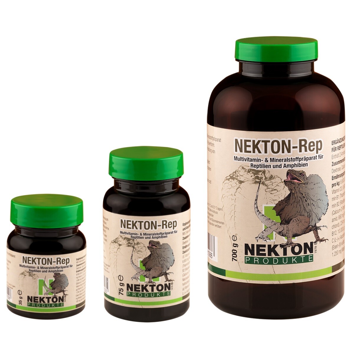 NEKTON - Rep / Vitaminpräparat, Vitamine, Pulver für Reptilien + Amphibien 