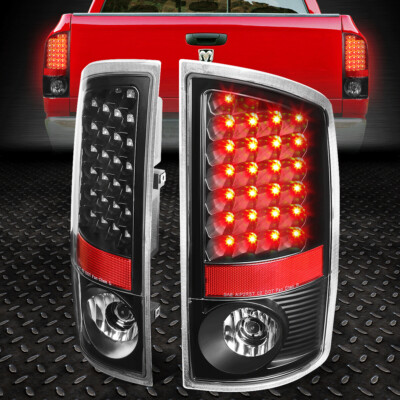 [ПОЛНЫЙ СВЕТОДИОД]ДЛЯ 02-06 DODGE RAM 1500 2500 3500 ЗАДНИЙ СТОП-СИГНАЛ ЧЕРНЫЙ