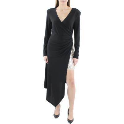 BCBGMAXAZRIA Womens Ruched  Cocktail And Party Dress BHFO 9536
