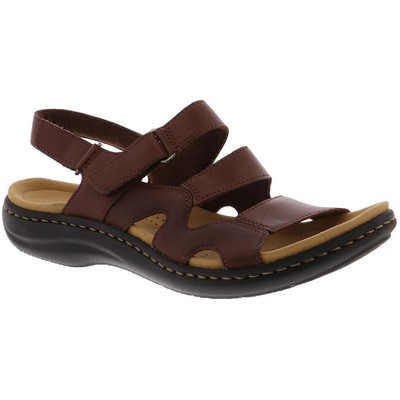 Женские коричневые спортивные босоножки Clarks в стиле Laurieann шириной 7,5 (C, D, W) BHFO 6053