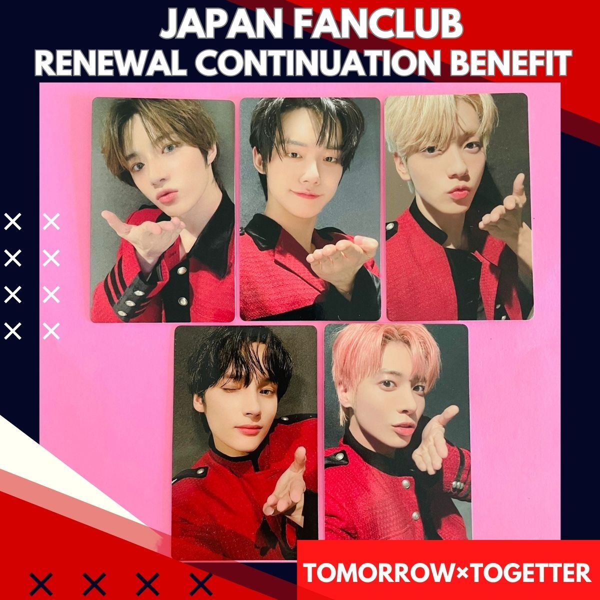 TXT 新規入会 ファンクラブ FC トレカ5枚 TXT FC ファンクラブ