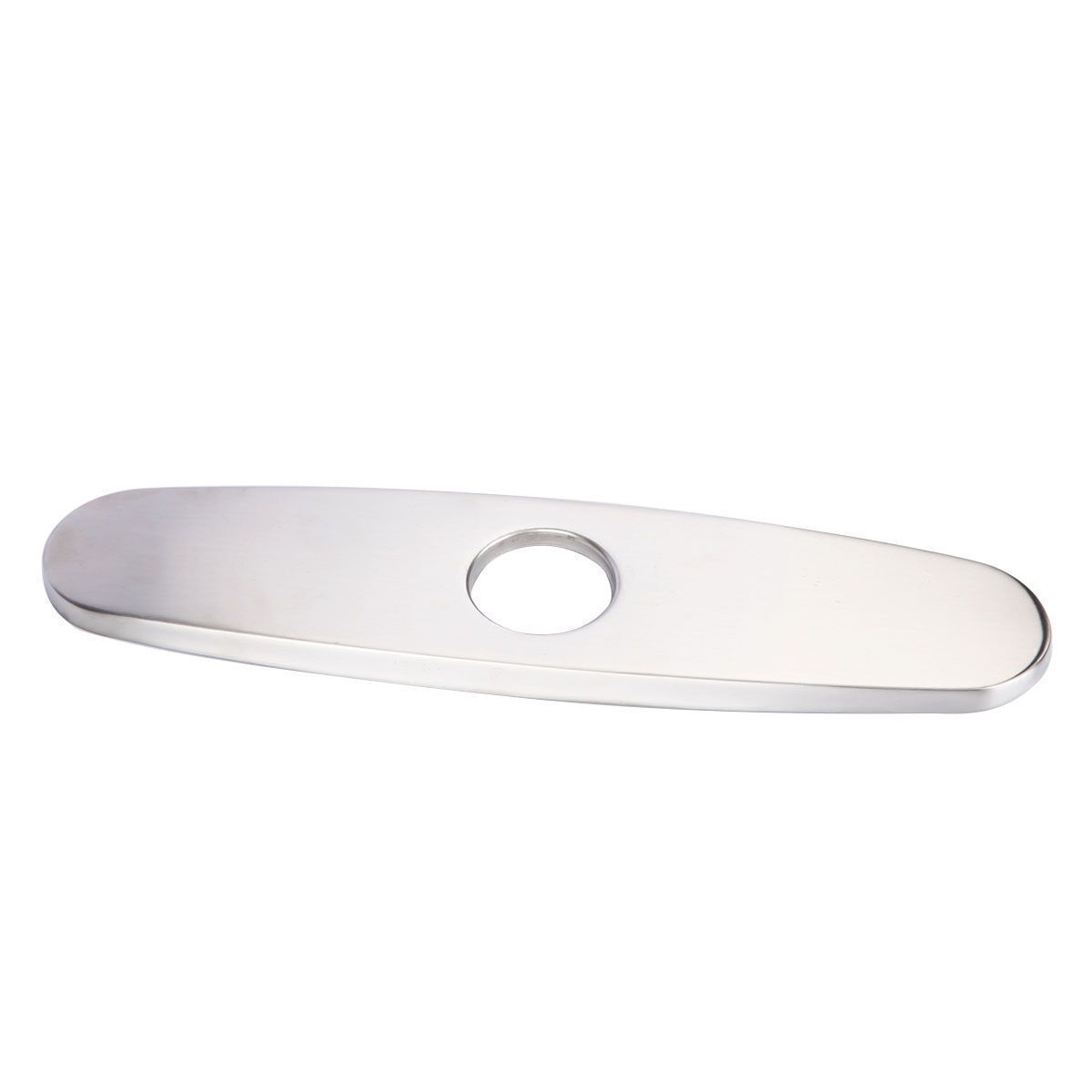 Chrome 10" Kitchen/Bathroom Sink Faucet Hole Cover Deck Plate Cover Plate 1-2PCS