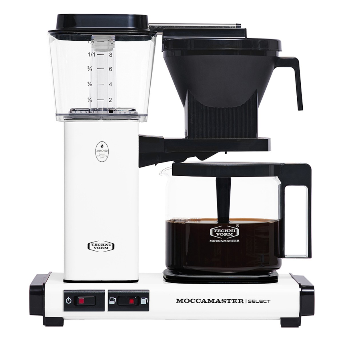 MOCCAMASTER Filterkaffeemaschine KBG Select Matt White 1,25L matt weiß B-WARE - Bild 1 von 7