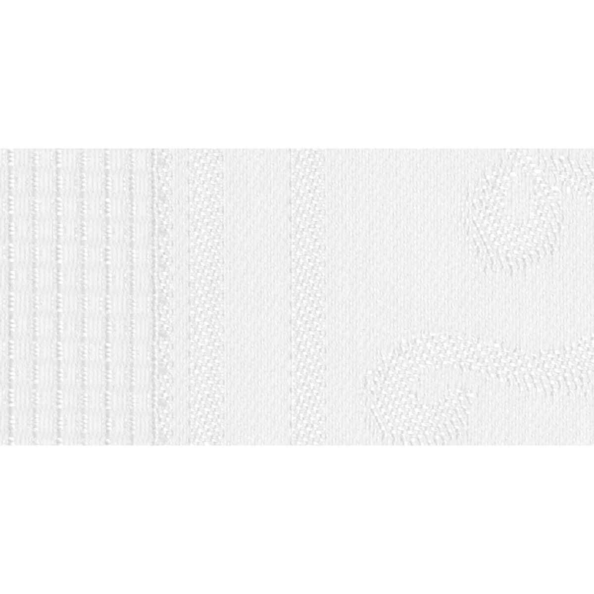 Tischläufer „Welle“ aus Damast mit eingewebten Aida-Feld für Kreuzstich zum Best