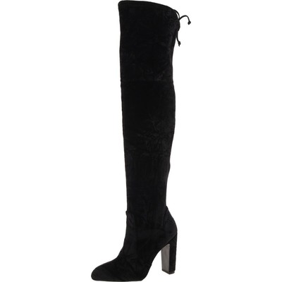 Stuart Weitzman Womens Vidaland Black Thigh-High Boots 6 Medium (B,M) BHFO 7453