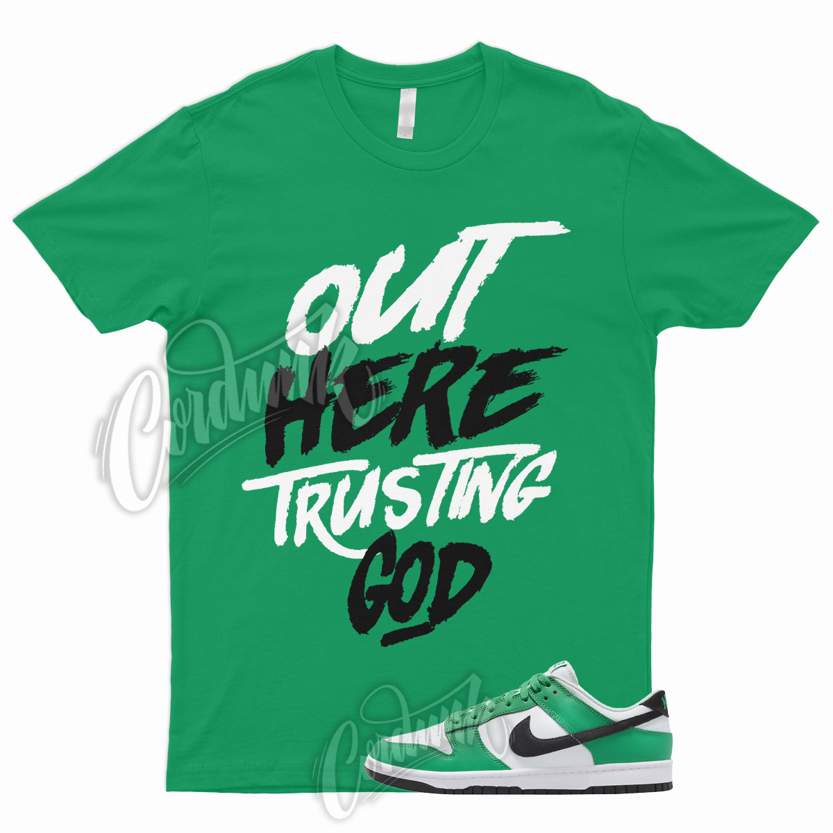 TG T Shirt to Match Dunk Low Stadium Green Max Air Mid High