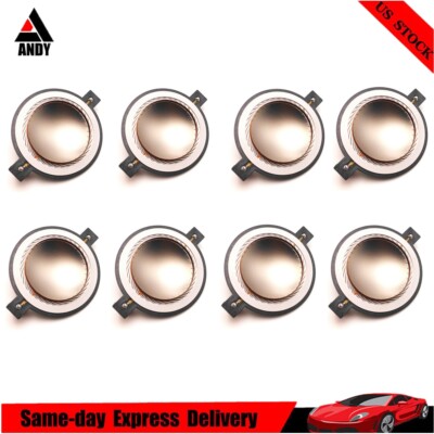 8x Replacement for B&C DE750TN Horn Driver Titanium Diaphragm Voice Coil 8 Ohms 