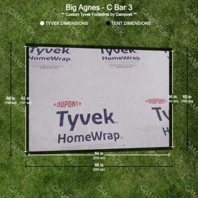 Tyvek Footprint for the Big Agnes C Bar 3 Tent