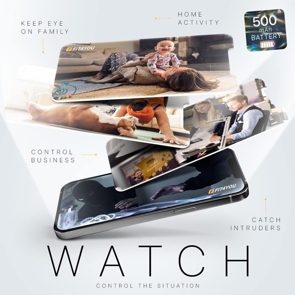 Smartphone app for family, business monitoring, and security.