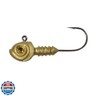 Northland Fishing Tackle Smeltinator Jig Head, Premium Bass Fishing Lure for Swimbaits and Plastics, 3 Pack - 3/8 Oz, Gold, 5/0 Hook