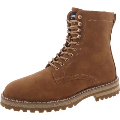 Женские коричневые ботинки Steve Madden в боевом стиле и на шнуровке Shoes 7 Medium (B,M) BHFO 2482
