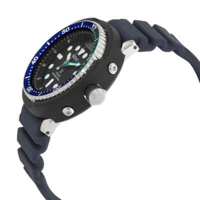 Pre-owned Seiko Prospex Sea Analog-digital Black Dial Men's Watch Snj039p1