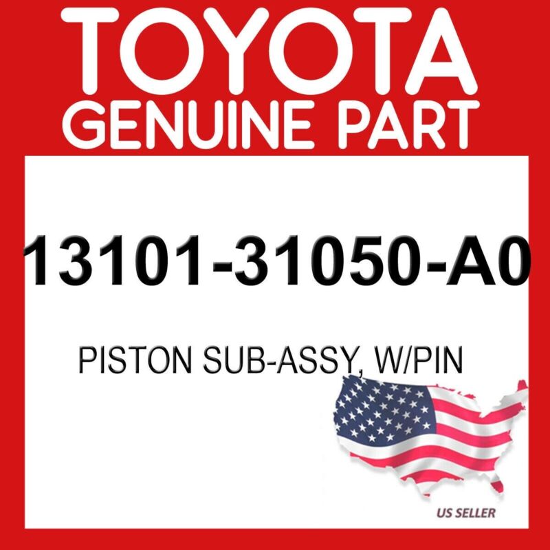 Toyota Genuine Oem 13101-31050-a0 Piston Sub-assy, W/pin 1310131050a0