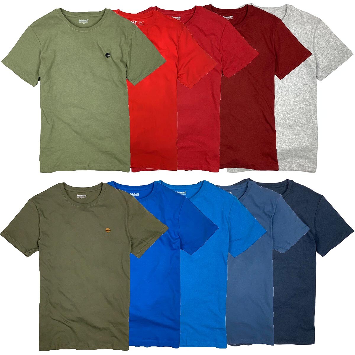 Timberland Men's Short Sleeve Classic Embroidered Logo T