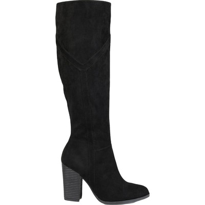 Journee Collection Женские сапоги до колена Kyllie Extra Wide Calf Обувь BHFO 6394
