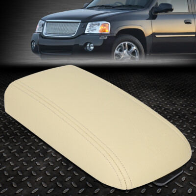 ДЛЯ 02-09 TRAILBLAZER ENVOY В СТИЛЕ OE КОМПЛЕКТ КОЖАНОЙ КРЫШКИ ПОДЛОКОТНИКА ЦЕНТРАЛЬНОЙ КОНСОЛИ КОРИЧНЕВОГО ЦВЕТА