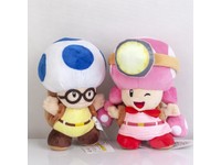 toad and toadette plush