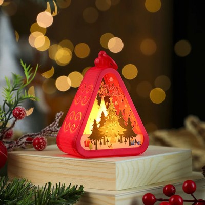 Laterne Weihnachtslicht Leuchtende Dekorationes Heimaccessoire