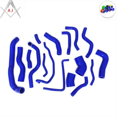 Blue For 2008-2014 VW Scirocco/GTI 2.0 TFSI EA888 Silicone Radiator Coolant Hose