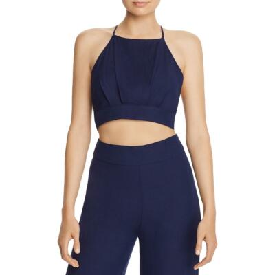

Футболка Aqua Womens Criss-Cross Tie Back Tee BHFO 6974, Navy