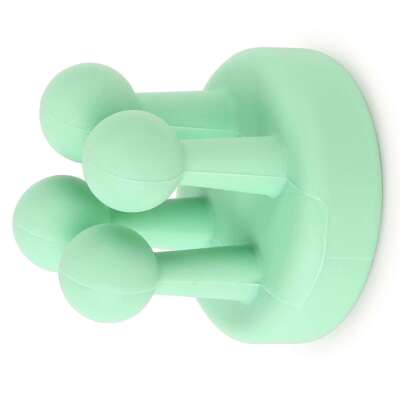 1-5Pcs Silicone Toothbrush Holder Multi-Functional Hook Rustproof Self-Adhesive