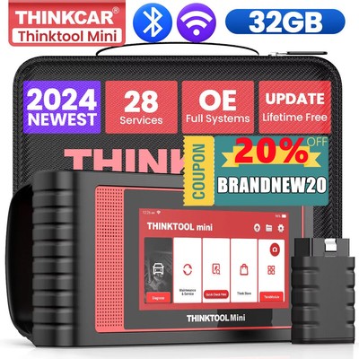 Thinktool mini OBD2 Scanner Full System Diagnostic Tool K~y Coding Bidirectional