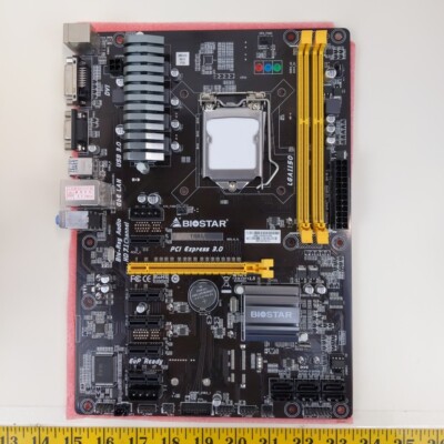 Biostar TB85 Intel LGA 1150 Motherboard ATX PCI Express 3.0 2x DDR3 Slots 