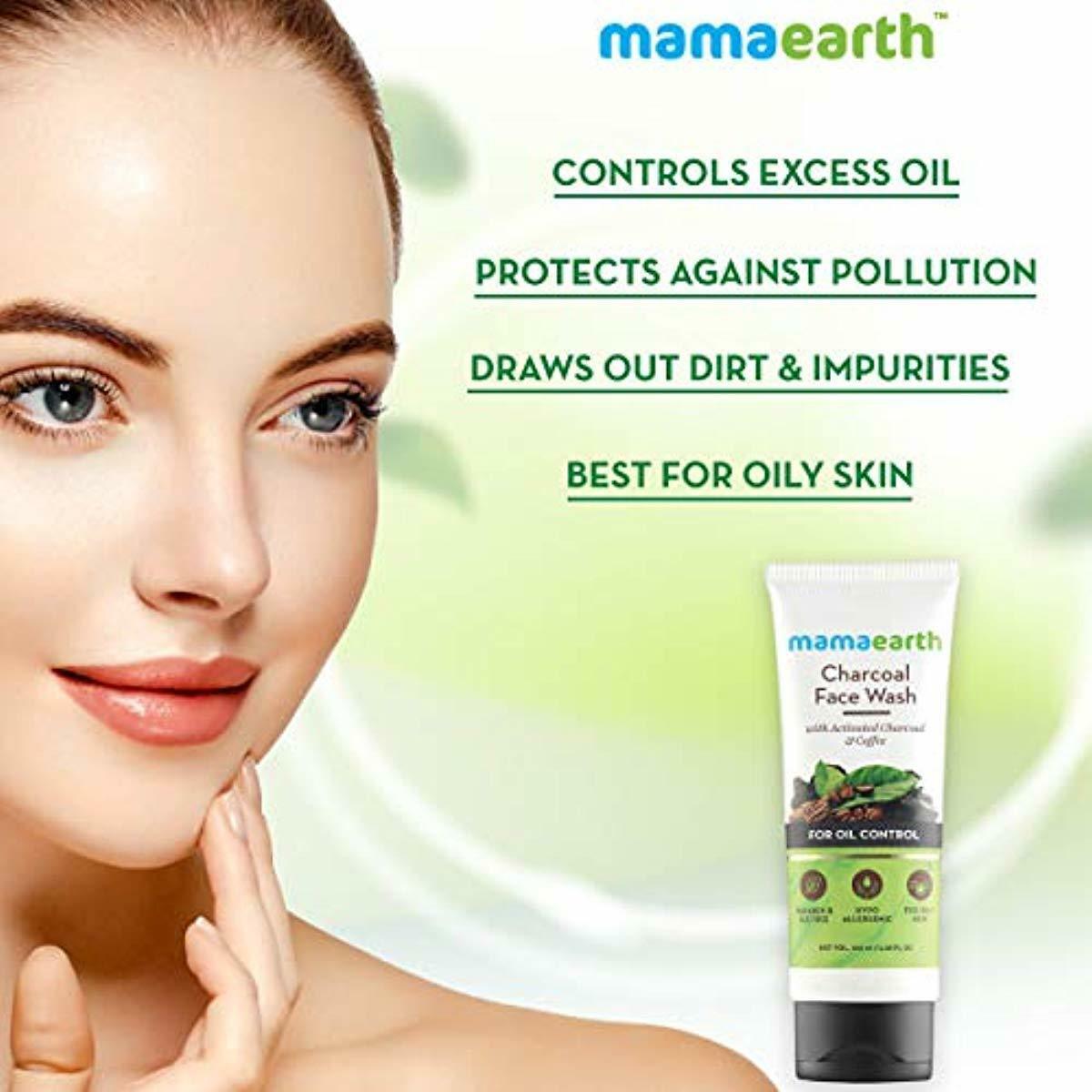 mamaearth charcoal face wash