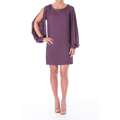 Elizabeth and James Women's Lindvall Purple Boatneck Cocktail Dress Size S 