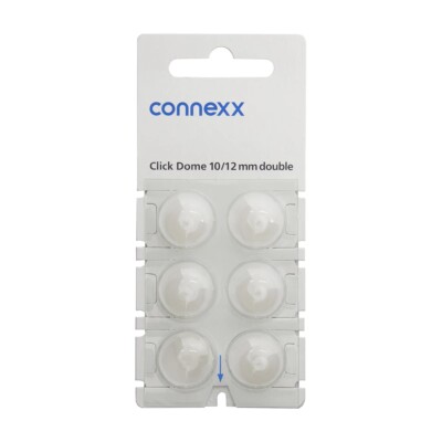 1 Pack - Signia (Siemens) Connexx Click Domes Size 10/12mm Double. 6 Domes/pack