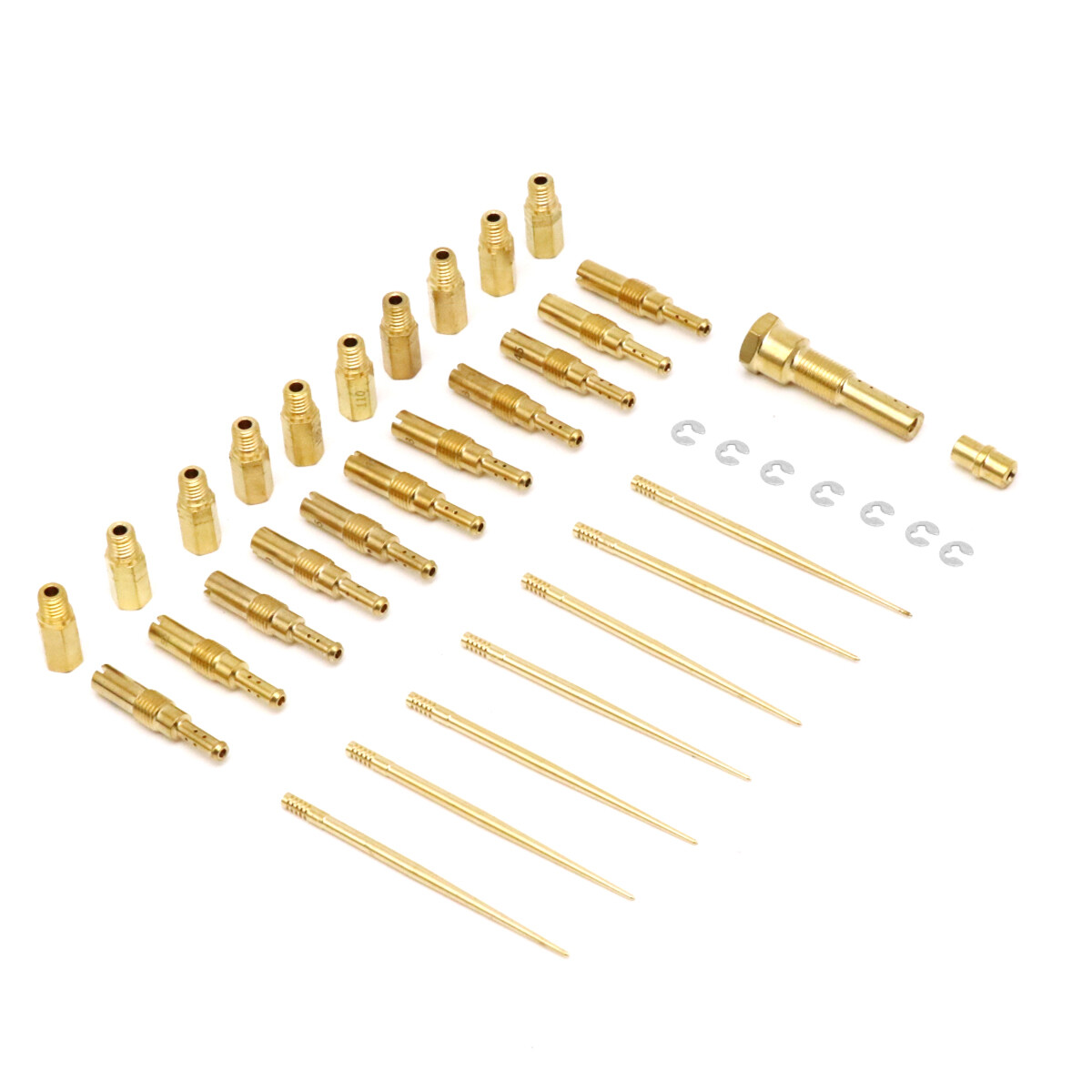 PE 26-28 21-34 Carburetor 24 Holes Repair Kit Slow Jet Needle Holder Atomiser