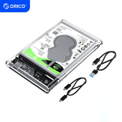 ORICO 2.5'' Hard Drive Enclosure Type-C USB 3.1 Gen 2 to SATA 6Gbps HDD Case 4TB