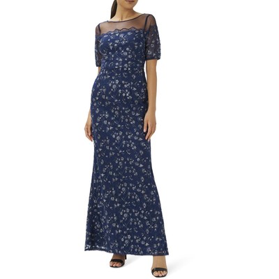 

Женское вечернее платье с вышивкой Adrianna Papell BHFO 3622, Midnight