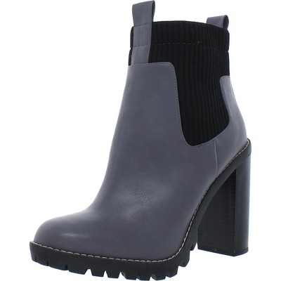 BCBGeneration Womens Prali Grey Chelsea Boots Shoes 11 Medium (B,M) BHFO 1159