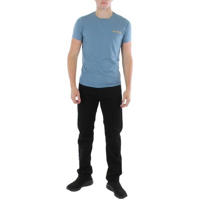 

Columbia Sportswear Мужская синяя хлопковая футболка с круглым вырезом Sierra Sierra  BHFO 2043, Steel, Sierra