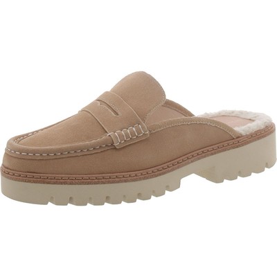 Женские мокасины-мюли Donald J. Pliner из замши HILLIE Tan 8.5 Medium (B, M) BHFO 1248