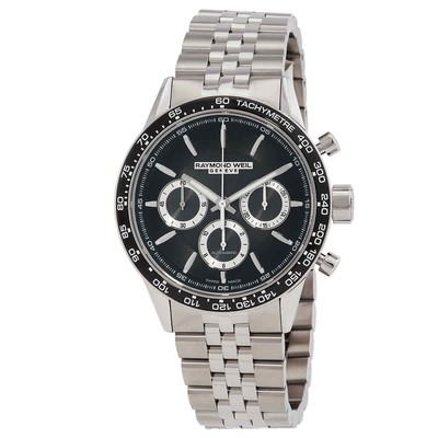 Хронограф Raymond Weil Freelancer с автоматическим черным циферблатом 7741-ST1-20021