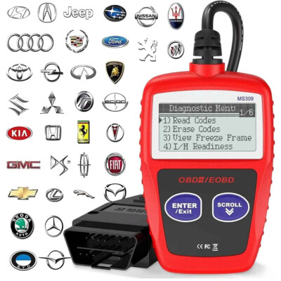 2024 Automotive Scanner Code Reader Car Check Engine Fault Diagnostic Tool