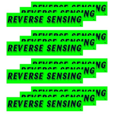 14.5'' Black & Green Adhesive Windshield Slogan Car Dealer Sticker You Pick
