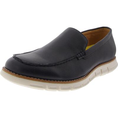Nine West Mens KEANE Navy Faux Leather Loafers Shoes 11 Medium (D) BHFO 3522