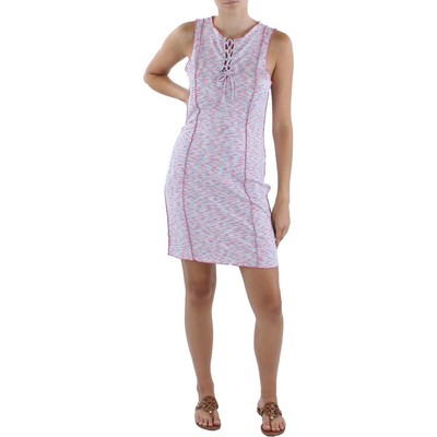 

Женское мини-платье-футболка без рукавов с принтом Derek Heart BHFO 4274