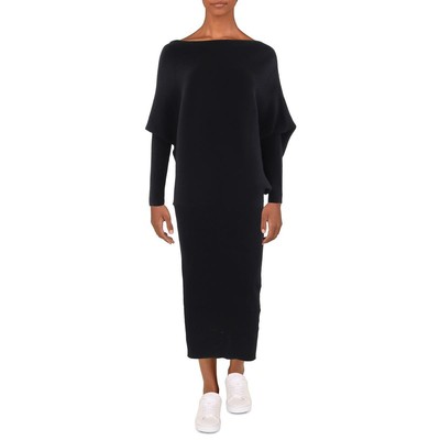 Steve Madden Womens Lori Dolman Midi Office Wear Sweaterdress BHFO 3811