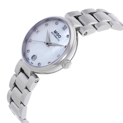 Pre-owned Mido Baroncelli Automatic Mop Dial Ladies Watch M0222071111610