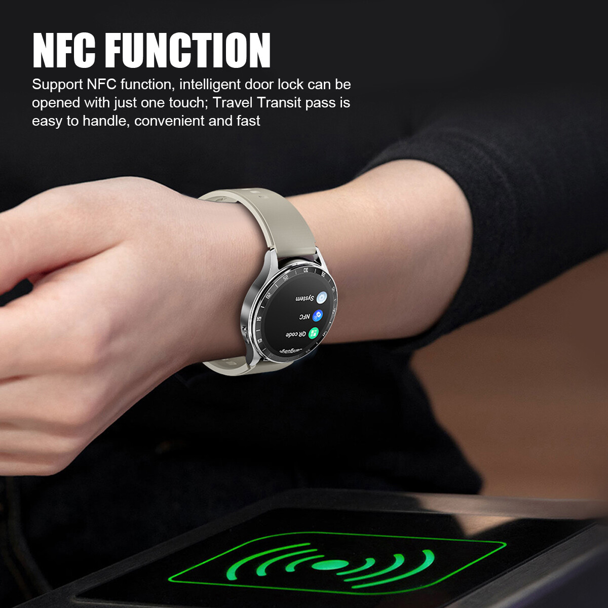 Smart Watch with Earbuds Men Smartwatch 2 in 1 Wireless Headset For iOS Android