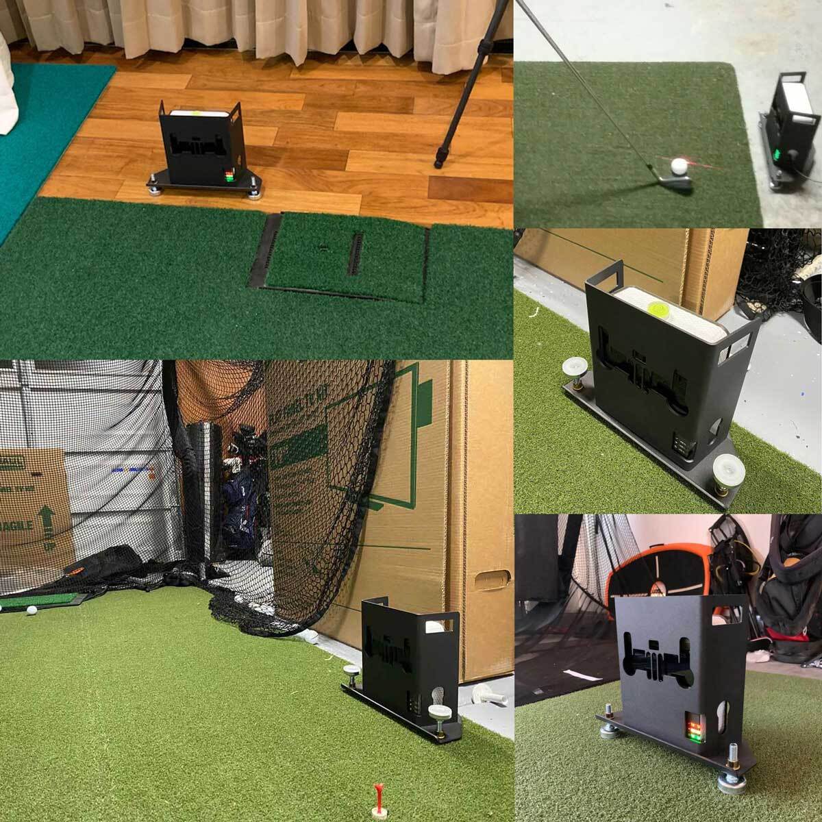 Skytrak Golf Launch Monitor Metal Protective Case Box W/ Adjustable Leveling Leg