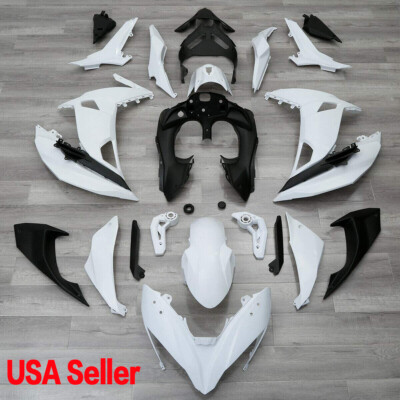 Fairing Kit For Kawasaki Ninja 650 2017-2019 EX650 ABS Unpainted White Bodywork