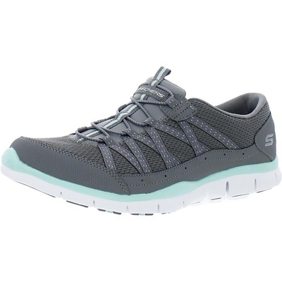 

Женские бесплатные кроссовки Skechers серого цвета для прогулок 11, средние (B,M) BHFO 3416, Gray/mint, Gratis- Strolling