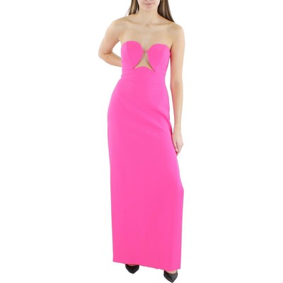 Женское розовое вечернее платье BCBGMAXAZRIA с вырезом без бретелек, 4 BHFO 8492